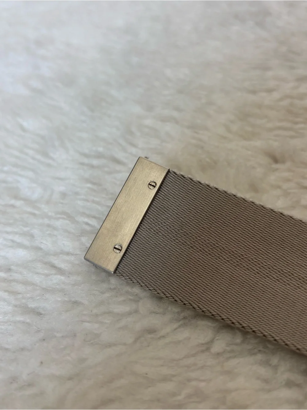 Louis Vuitton Cup Nylon Gray/Orange Adjustable Belt